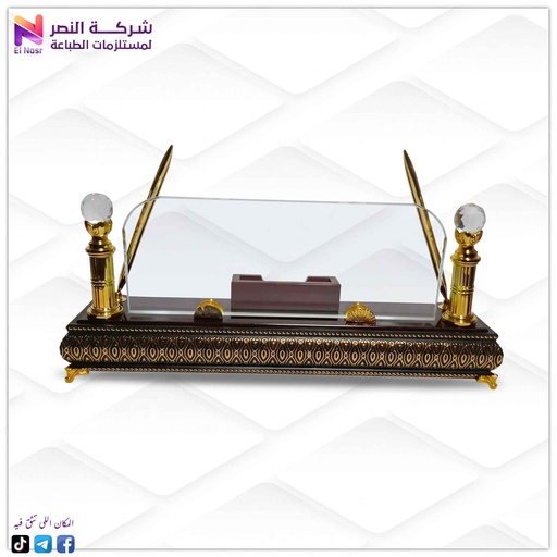 استاند مكتب قاعده اسلامى اسود/ذهبي